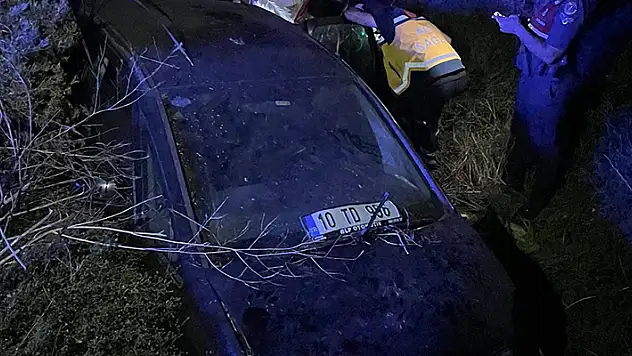 Manyas'ta trafik kazası: 2 ölü, 1 yaralı
