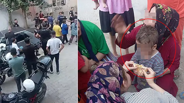 Mardin'de çocuğuna işkence ettiği iddiasıyla gözaltına alınan Suriyeliyi linçten polis kurtardı

