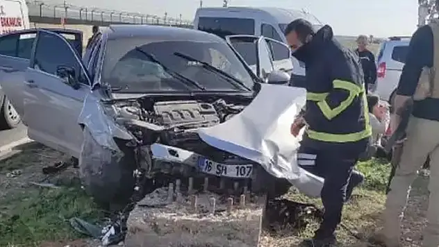 Mardin'de feci kaza: 1'i bebek, 6 yaralı
