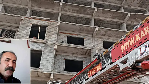 Mardin'de inşaatın asansör boşluğuna düşen işçi öldü

