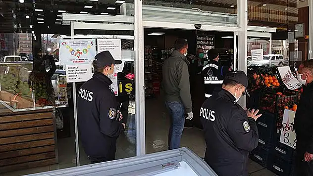 Market kurallarına uymayanlar hakkında işlem yapıldı