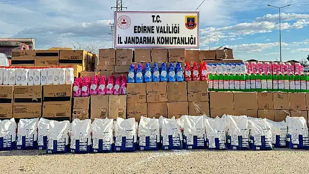 Markette 4 ton sahte deterjan ele geçirildi: 3 gözaltı


