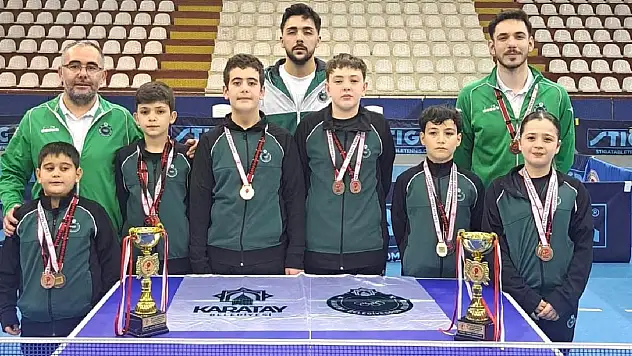 Masa Tenisi ve halterde Karatay fırtınası!