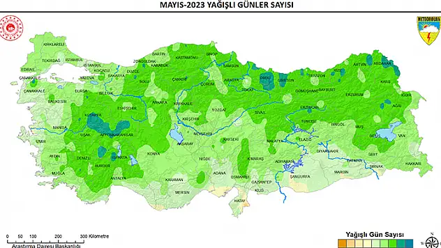 Mayısta 6 bölgede son 32 yılın en yüksek yağışı

