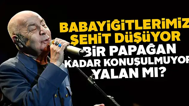 Mazhar Alanson: Şehitlerimiz papağan kadar konuşulmuyor