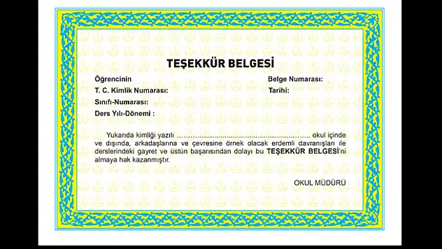 MEB'den takdir ve teşekkür uyarısı