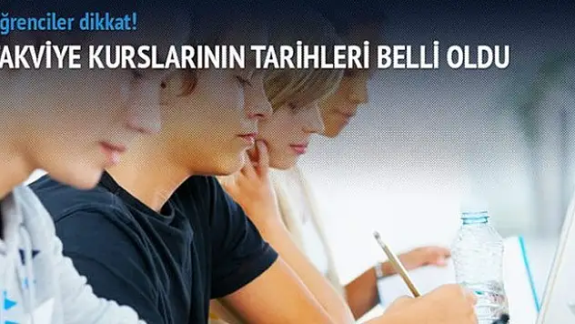 MEB takviye kurslarının tarihleri belli oldu