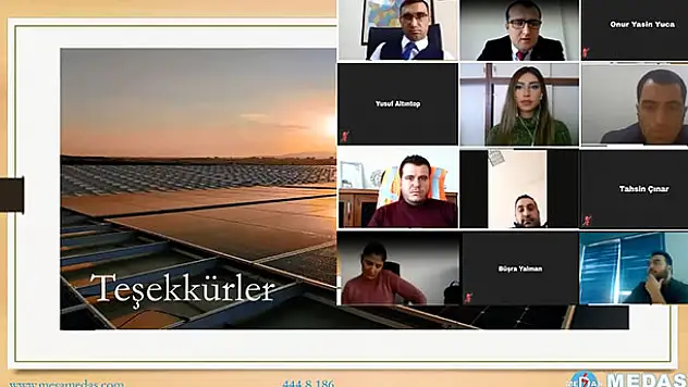 MEDAŞ'tan lisanssız güneş enerji santralleri kabul eğitimi