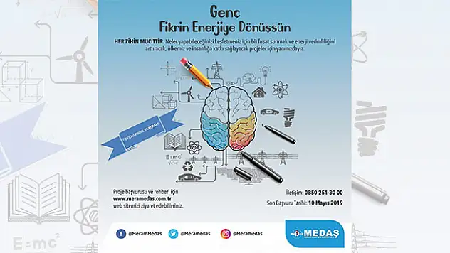 MEDAŞ'tan ödüllü proje yarışması