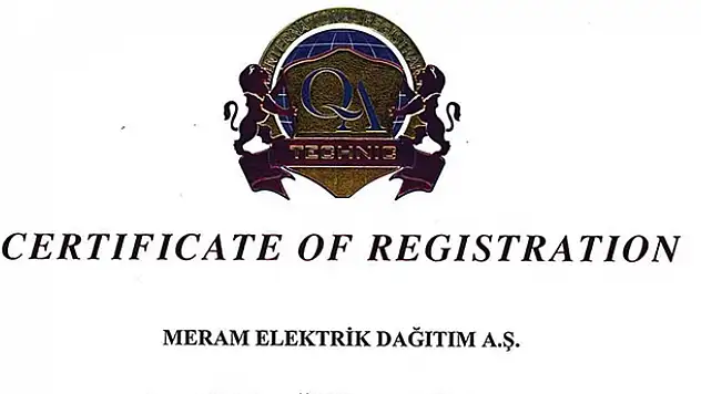 MEDAŞ tüm bilgilerini koruduğunu belgelendirdi