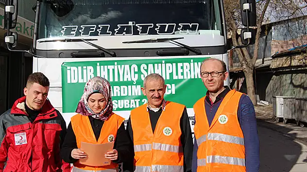 Mehir Vakfından İdlib'de yaşayan ihtiyaç sahibi ailelere yardım