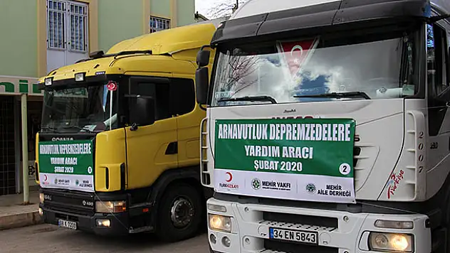 Mehir Vakfının Arnavutluk'taki depremzedelere yardımı