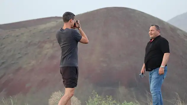 Meke Gölü karavanlı turistlerin uğrak noktası
