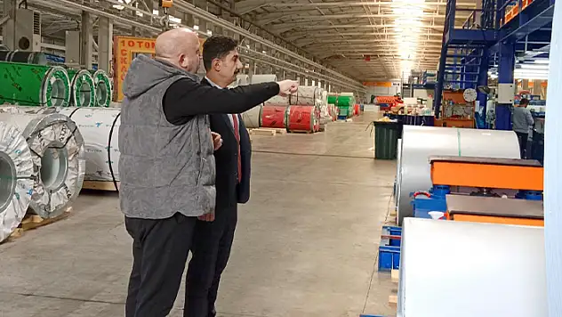 Mekpan'a Vergi Dairesi Başkanı Bora'dan ziyaret