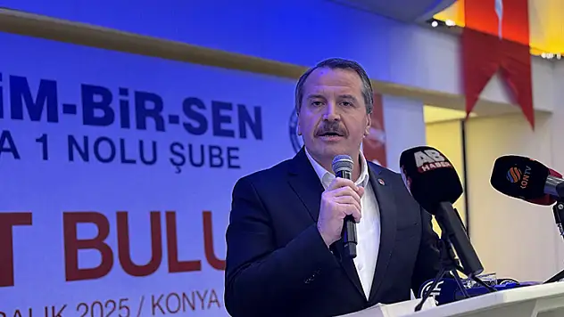 Memur-Sen Genel Başkanı Yalçın, Konya'da 'Teşkilat Buluşması'nda konuştu