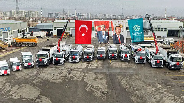 Meram Belediyesi araç filosunu güçlendiriyor