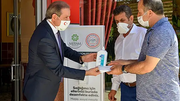 Meram Belediyesi koronavirüs mücadelesine devam ediyor
