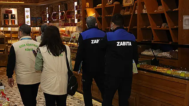 Meram Belediyesi zabıta ekiplerinin ramazan ayı denetimleri sürüyor