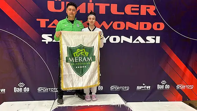 Meram Belediyesporlu Azra'dan gurur verici başarı!