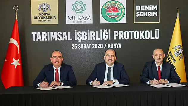 Meram çiftçisine ekipman desteği müjdesi