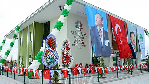 Meram Çomaklı'da sosyal tesis ve park hizmete açıldı