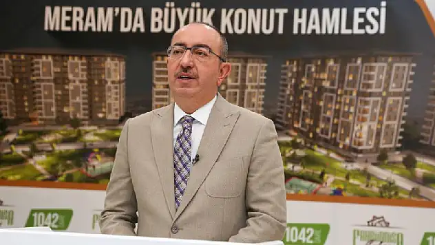 Meram'da Fahrünnisa Evlerinde kura sonuçları belli oldu
