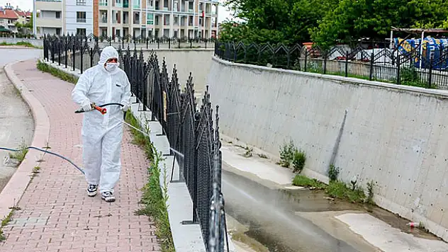 Meram'da larva mücadelesiyle haşereye erken müdahale