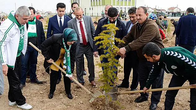 Meram'da Nalçacılılar Hatıra Koruluğu oluşturuldu