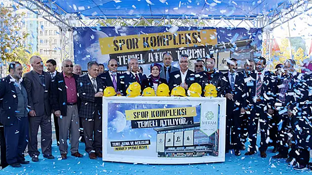 Meram'da spor kompleksi temeli atıldı