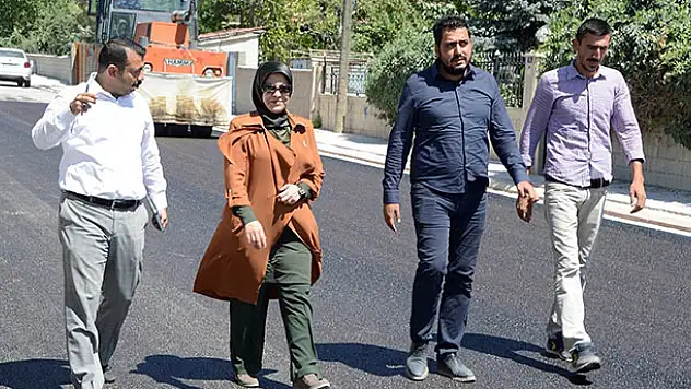 Meram'da yol genişletme çalışması