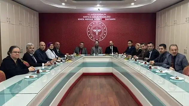 Meram Devlet Hastanesinde hizmet değerlendirildi.