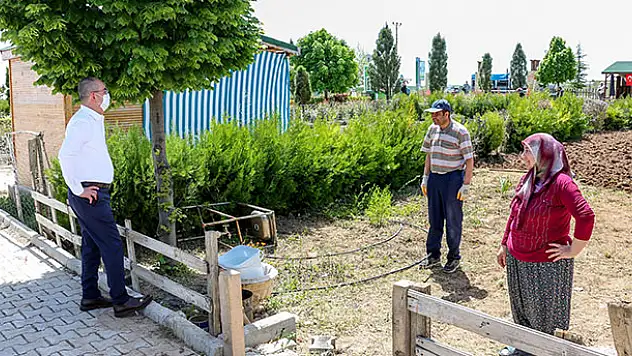 Meram hobi bahçelerinde ekim zamanı