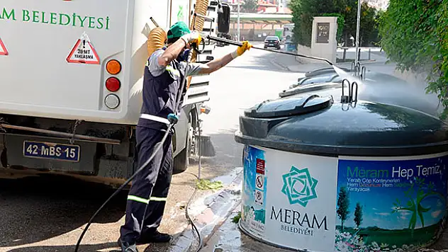 Meram ilaçlanıyor