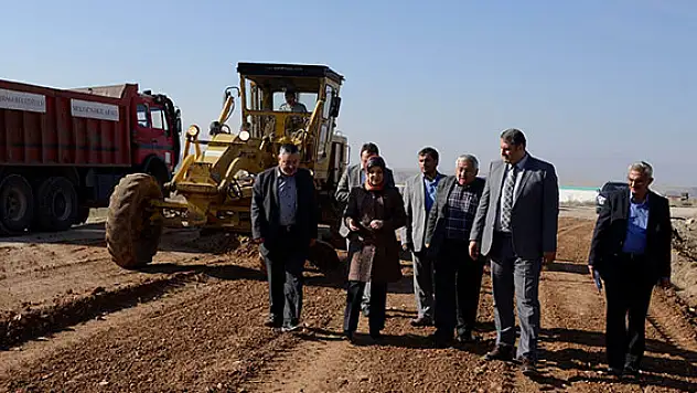 Meram Kavak Mahallesi'nde Yol Çalışması