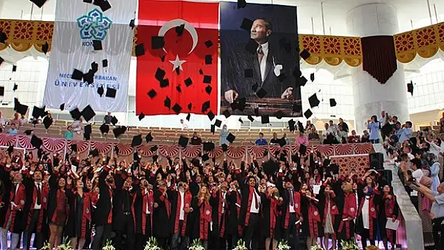 Meram Tıp Fakültesi'nde Mezuniyet Coşkusu