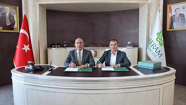 Meram ve Nuribey Belediyeleri arasında kardeşlik protokolü