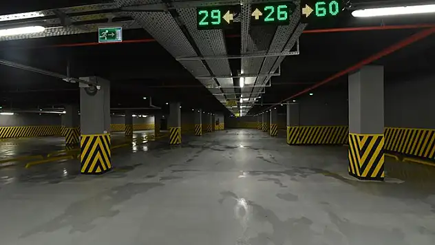 Meram Yer Altı Katlı Otoparkı hizmete açıldı
