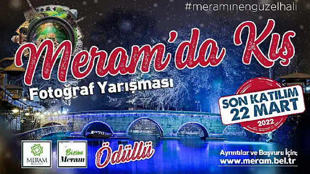 Meram'da Kış Fotoğraf Yarışması düzenleniyor! Son katılım 22 Mart
