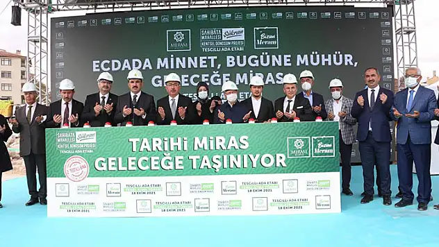 Meram'da Şükran Kentsel Dönüşüm Projesi'nde ilk temel atıldı