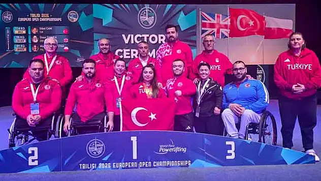 Meramlı sporcu Sibel Çam, Avrupa'nın zirvesinde