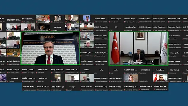 Merkez Bankası Başkanı Kavcıoğlu, OSB başkanlarıyla bir araya geldi