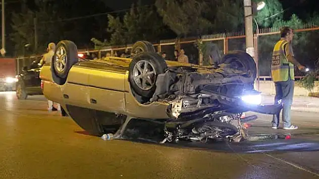 Mersin'de otomobille motosiklet çarpıştı: 2 ölü