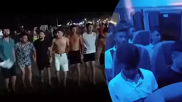 Mersin'de terör halayı çeken gruba, polis minibüsünde 'Ölürüm Türkiyem' şarkısı dinletildi
