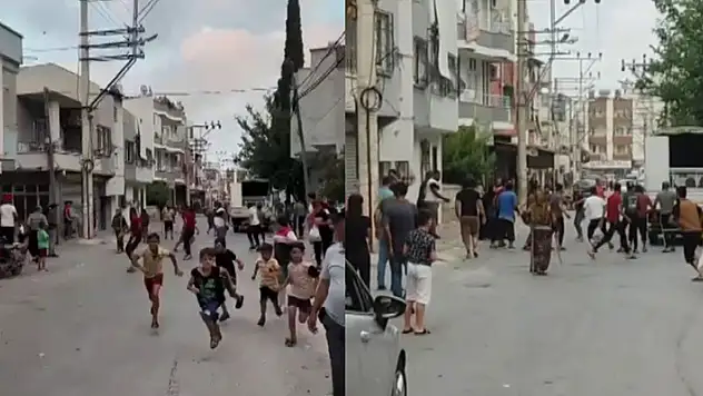 Mersin'de yabancı uyruklu iki grubun taşlı sopalı kavgasında 1 kişi yaralandı.
