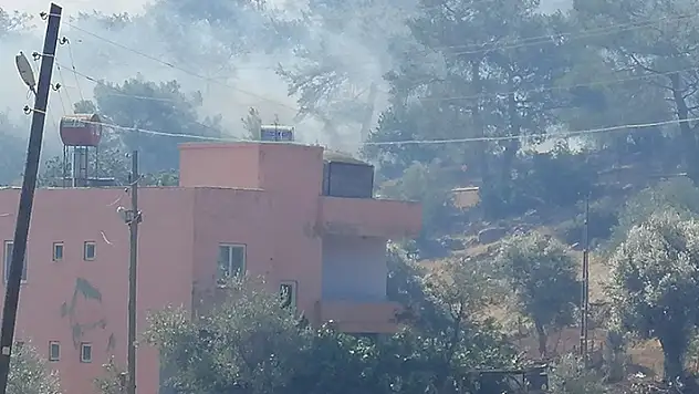 Mersin'deki orman yangını yerleşim yerlerini tehdit etmeye başladı
