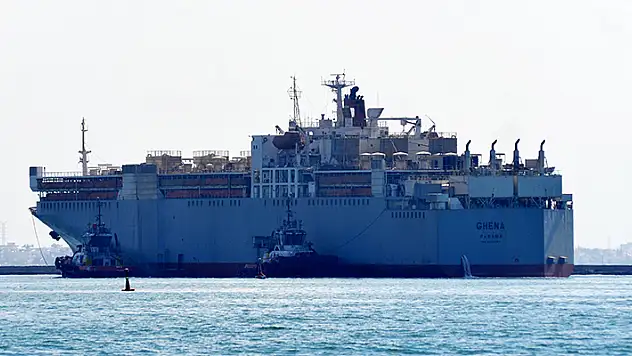 Mersin Limanı'na gemiyle 16 bin angus geldi
