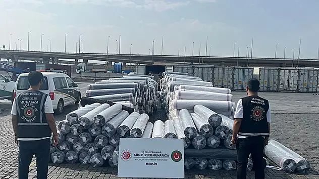 Mersin ve Kocaeli limanlarında 1,2 milyar liralık gümrük kaçağı eşya ele geçirildi
