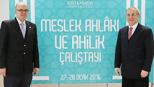 Meslek Ahlakı ve Çalıştayı başladı