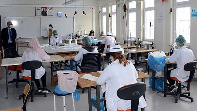 Meslek liseleri üretim yapabilme kapasitelerini ispatladı
