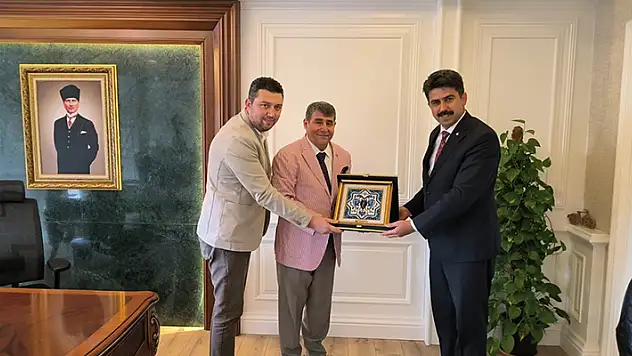 Meslekte Konya Grubu Derneğinden Selçuklu Kaymakamı'na ziyaret